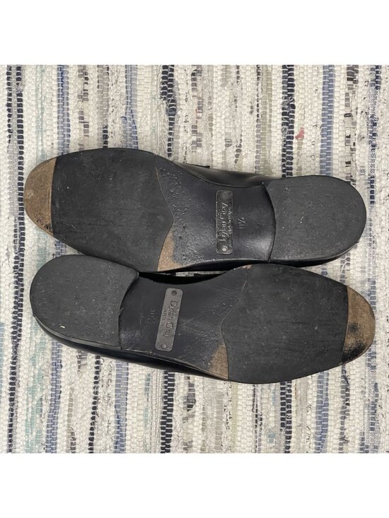 Dylan Gray Mens Black Leather Loafers Made In Italy Slip-On Dress Shoes 11.5 main image 10